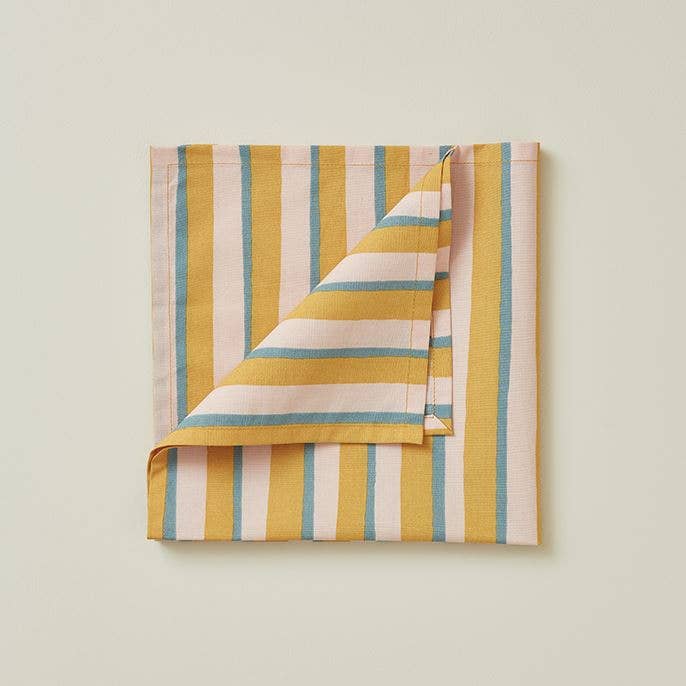 Barnservett Horizon Orange 47 × 47 cm – Sylvie Thiriez – detaljbild 2
