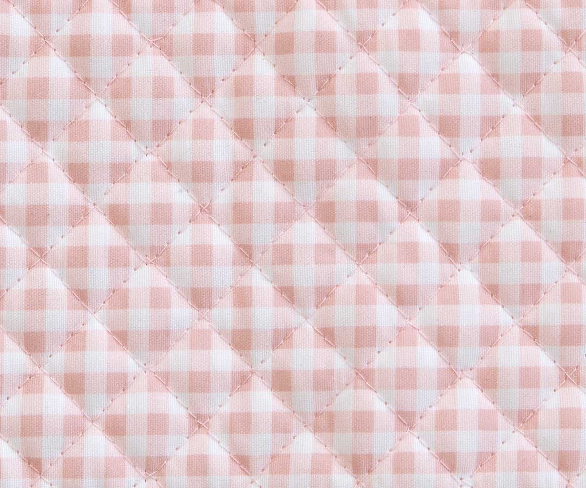 Dockvagn Rosa Vichy – vikbar barnvagn för dockor