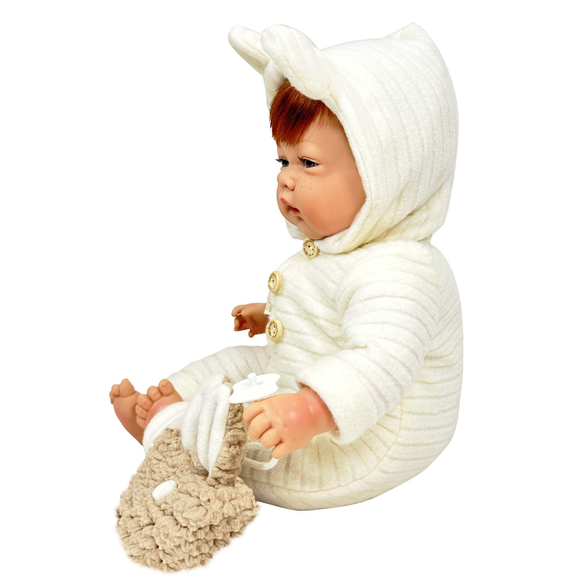 Docka Teddy – mjuk kropp, 45 cm