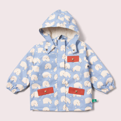 Vinterjacka barn – Snow Bears Recycled Waterproof (100% återvunnen, vattentät 5 000 mm) | Little Green Radicals