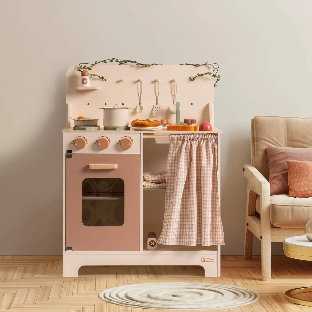 Barnkök i trä – Rustic Leaf – ROBUD – BaraBaby – produktbild 8