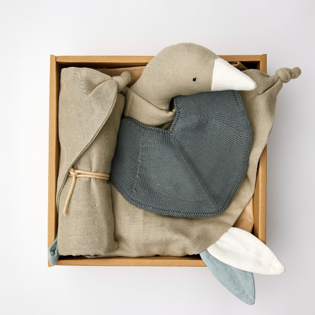Baby Gift Box med 3 ekologiska produkter – Green Tea