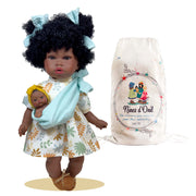 Docka Alika med baby – 40 cm