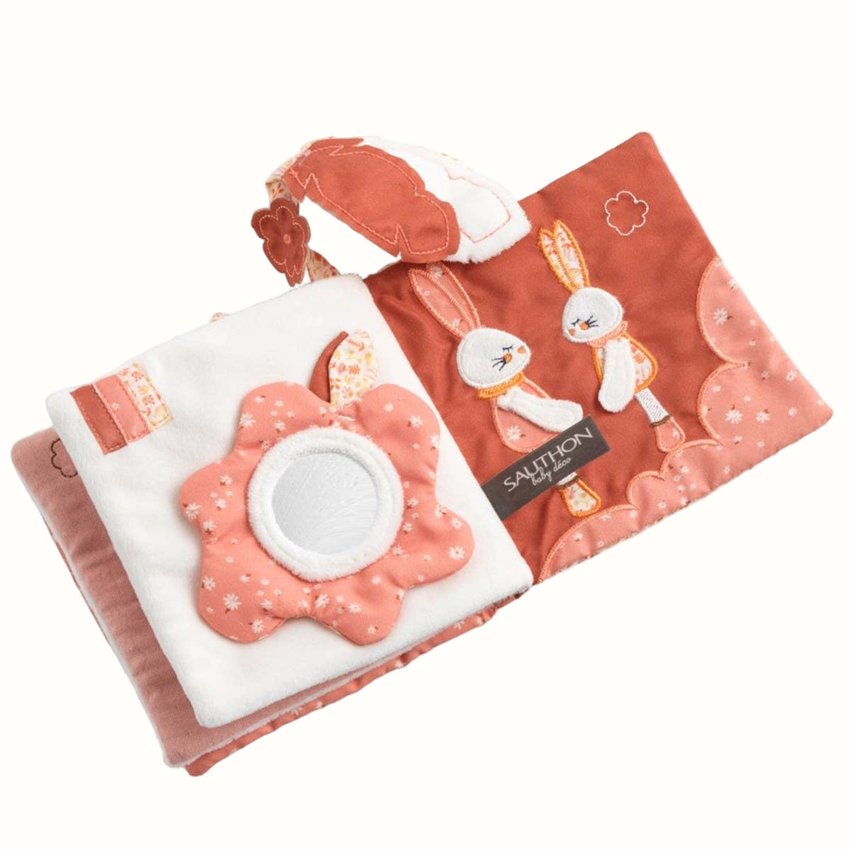 Aktivitetsbok i tyg för bebis – Sauthon Esmée Book of Awakening