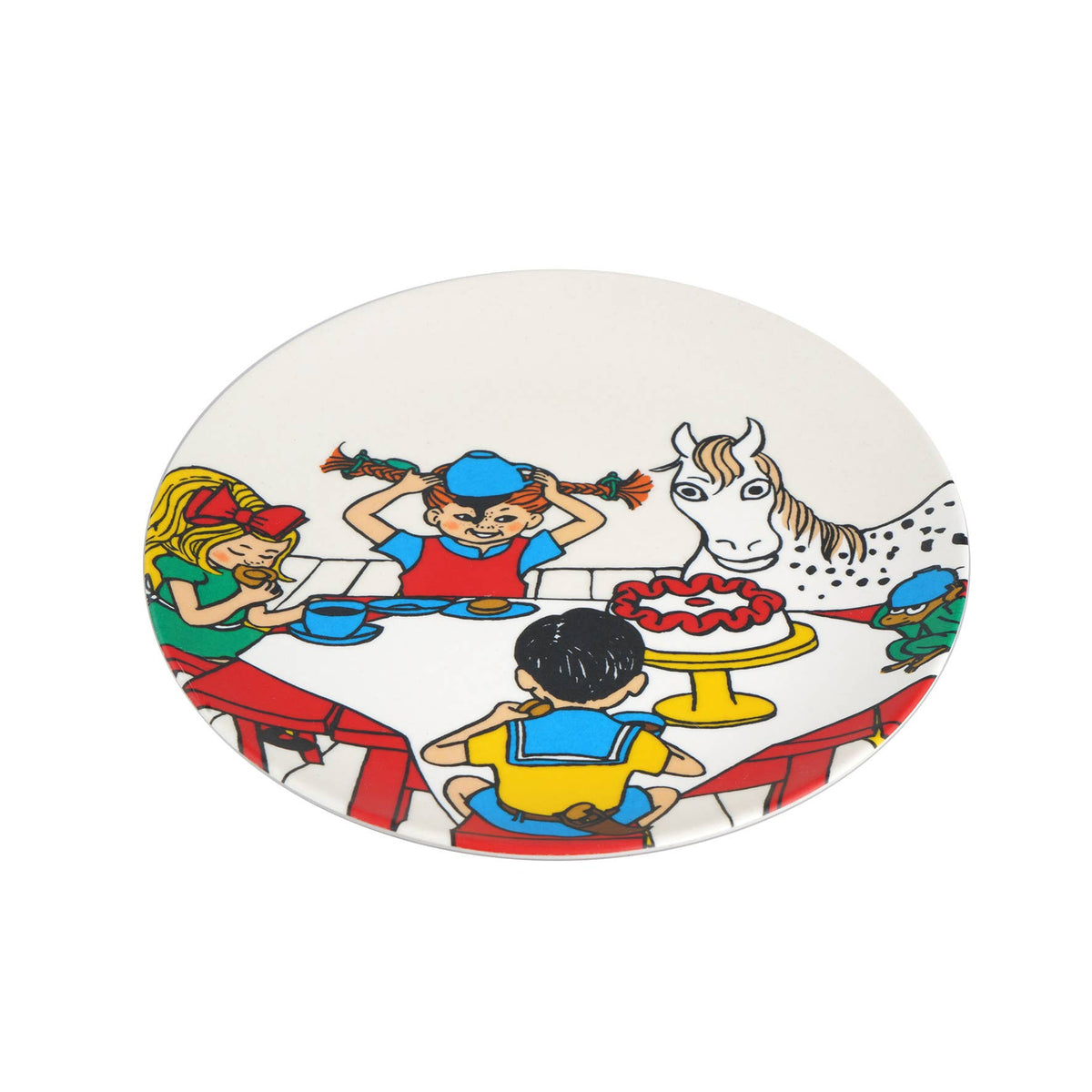 Pippi barnservis i melamin – 3 delar – Barbo Toys, bild 6