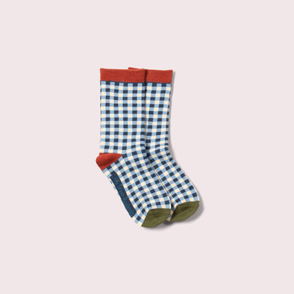 Ankelstrumpor barn 3-pack – Teddy Bear (ekologisk bomull) | Little Green Radicals