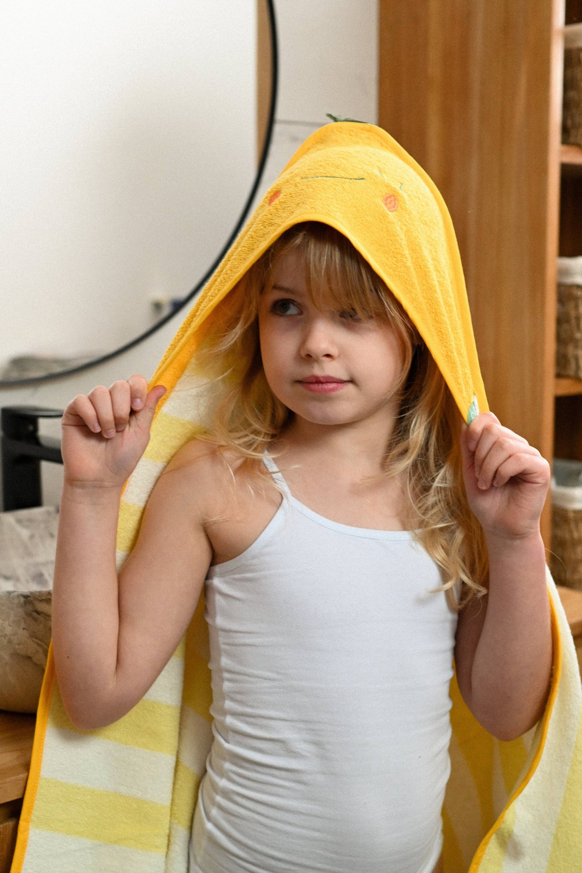 Kapu-handduk Lola Lemon – ekologisk bomull – produktbild 6