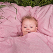 Ekologiskt bäddset junior – Pink Dotty – Summerville organic