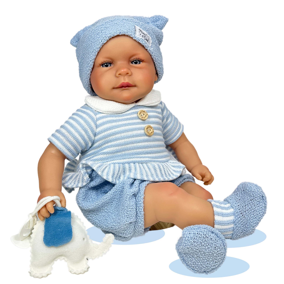 Docka Ariel Blue – blå kläder, 45 cm