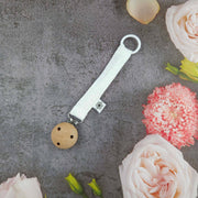 Ekologisk napphållare i muslin – Vit – Summerville organic – detaljbild 4