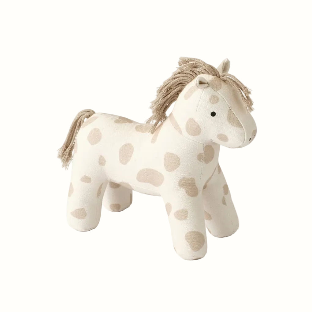Mjuk leksakshäst Dotty i bomull, 24 cm