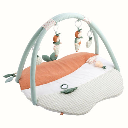 Babygym med aktivitetsmatta – Botanica, 83 × 83 cm