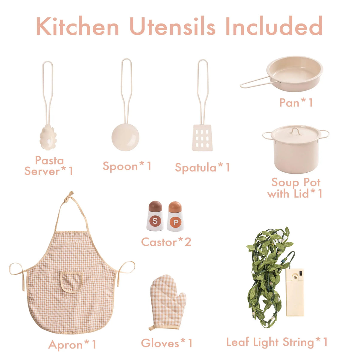 Barnkök i trä – Rustic Leaf – ROBUD – BaraBaby – produktbild 5