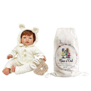 Docka Teddy – mjuk kropp, 45 cm