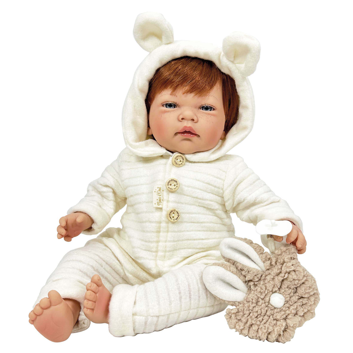 Docka Teddy – mjuk kropp, 45 cm