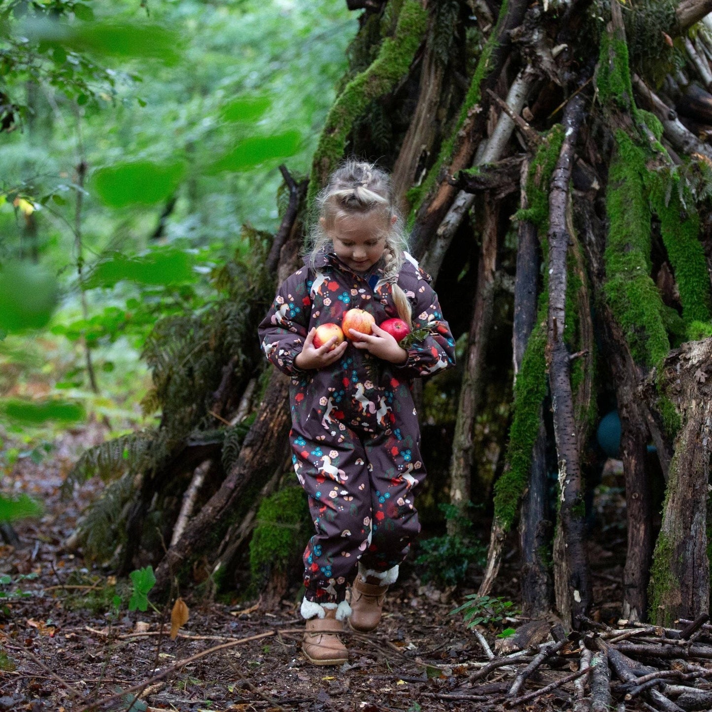 Vinteroverall barn – Magic Forest, återvunnen & vattentät 5 000 mm | Little Green Radicals