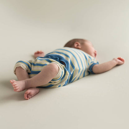 Babykläder Nyfödd Blå – Ekologiskt T-shirt & Shorts Set | Micu Micu