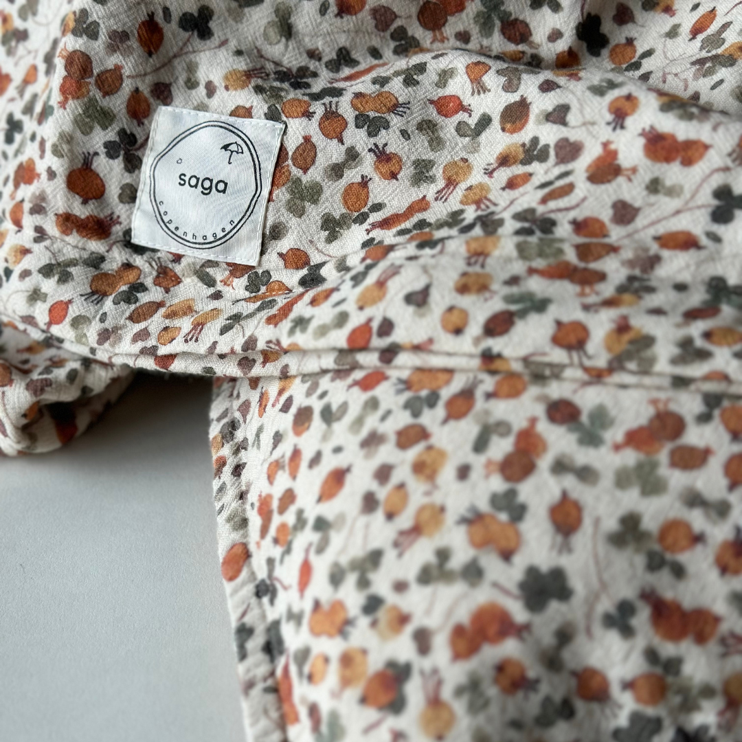 Junior bäddset Rose Hip i ekologisk bomull | Saga Copenhagen – produktbild 4