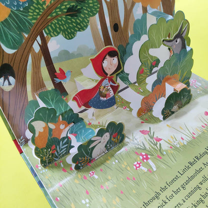 Rödluvan pop-up bok för barn – Little Red Riding Hood (på engelska)