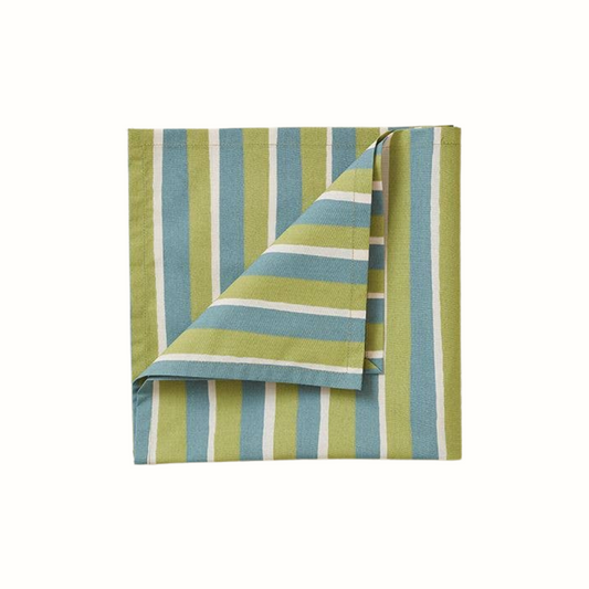 Barnservett Färglek Blå/Grön – 47x47 cm | Sylvie Thiriez | OEKO-TEX®