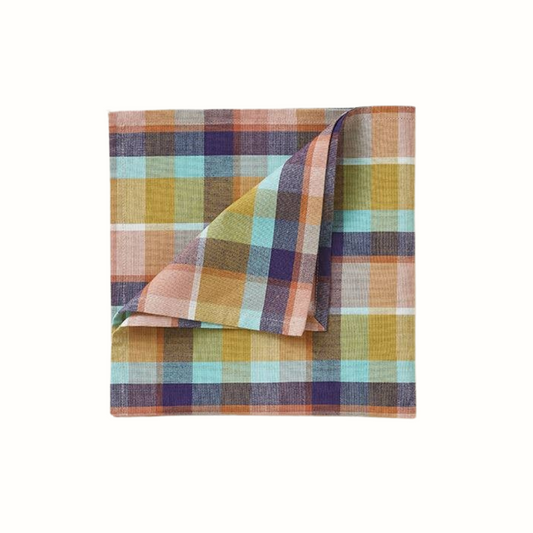 Barnservett Sommarruta – 47x47 cm | Sylvie Thiriez | OEKO-TEX®