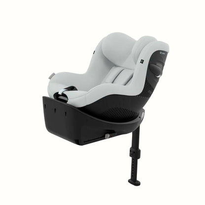 Cybex Sirona Gi i-Size Fog Grey – roterande barn bilstol 0–4 år med inbyggd ISOFIX-bas
