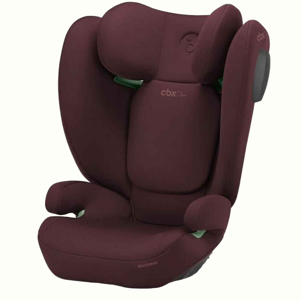 Cybex Solution G2 i-Fix Plus vinröd – bältesstol i-Size 100–150 cm med ISOFIX, hopfällbar