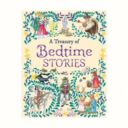Illustrerad sagobok – A Treasury of Bedtime Stories (klassiska godnattsagor för barn - på engelska))