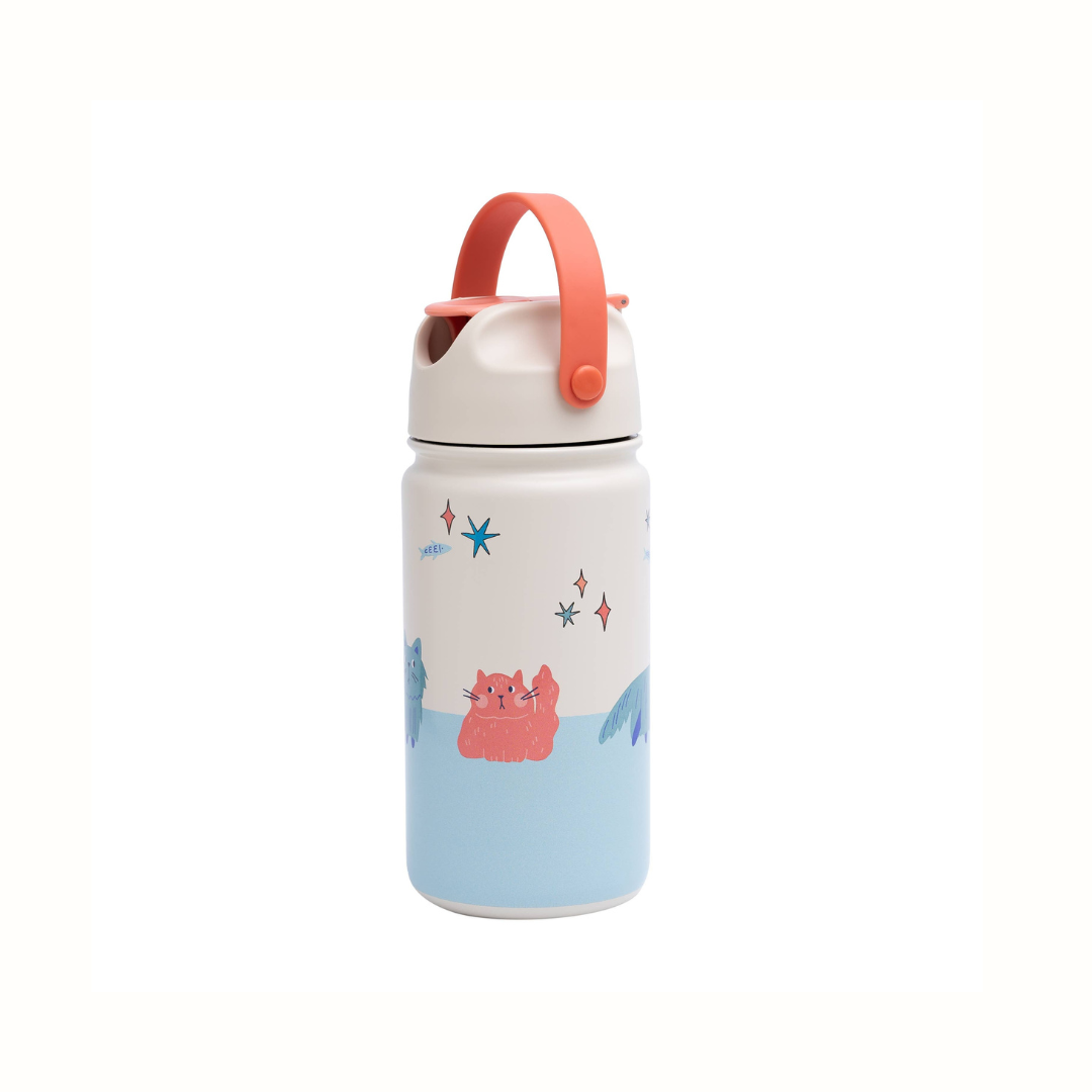Isolerad vattenflaska Meowtiful Cats – the cotton cloud