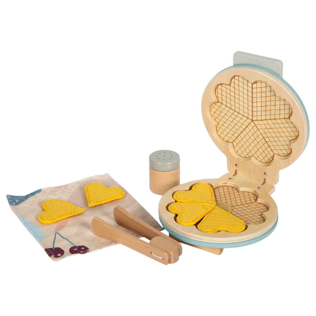 Wooden toy waffle iron – Tasty