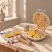 Wooden toy waffle iron – Tasty