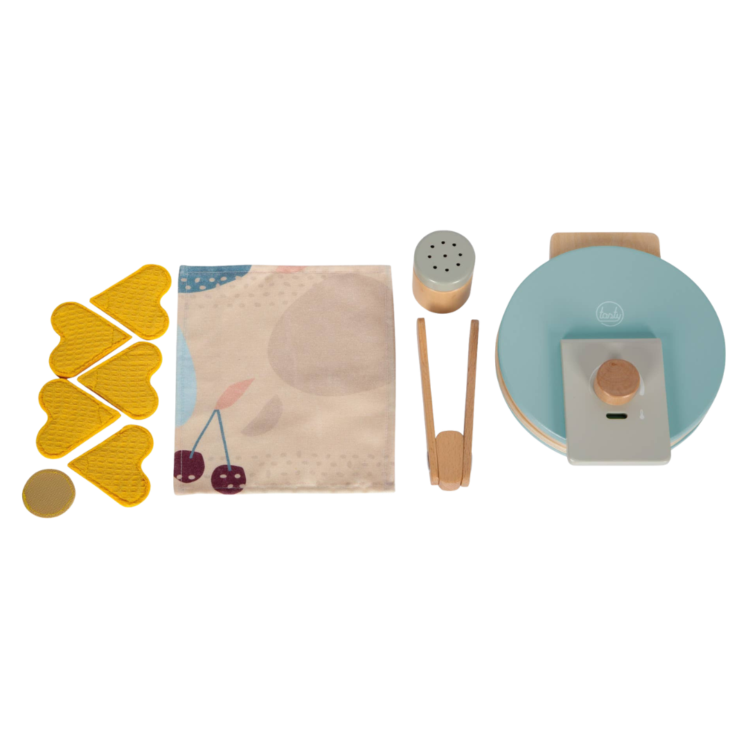 Wooden toy waffle iron – Tasty