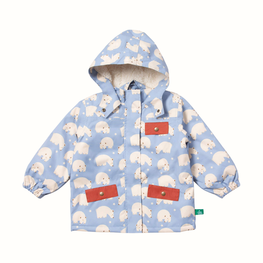 Vinterjacka barn – Snow Bears Recycled Waterproof (100% återvunnen, vattentät 5 000 mm) | Little Green Radicals