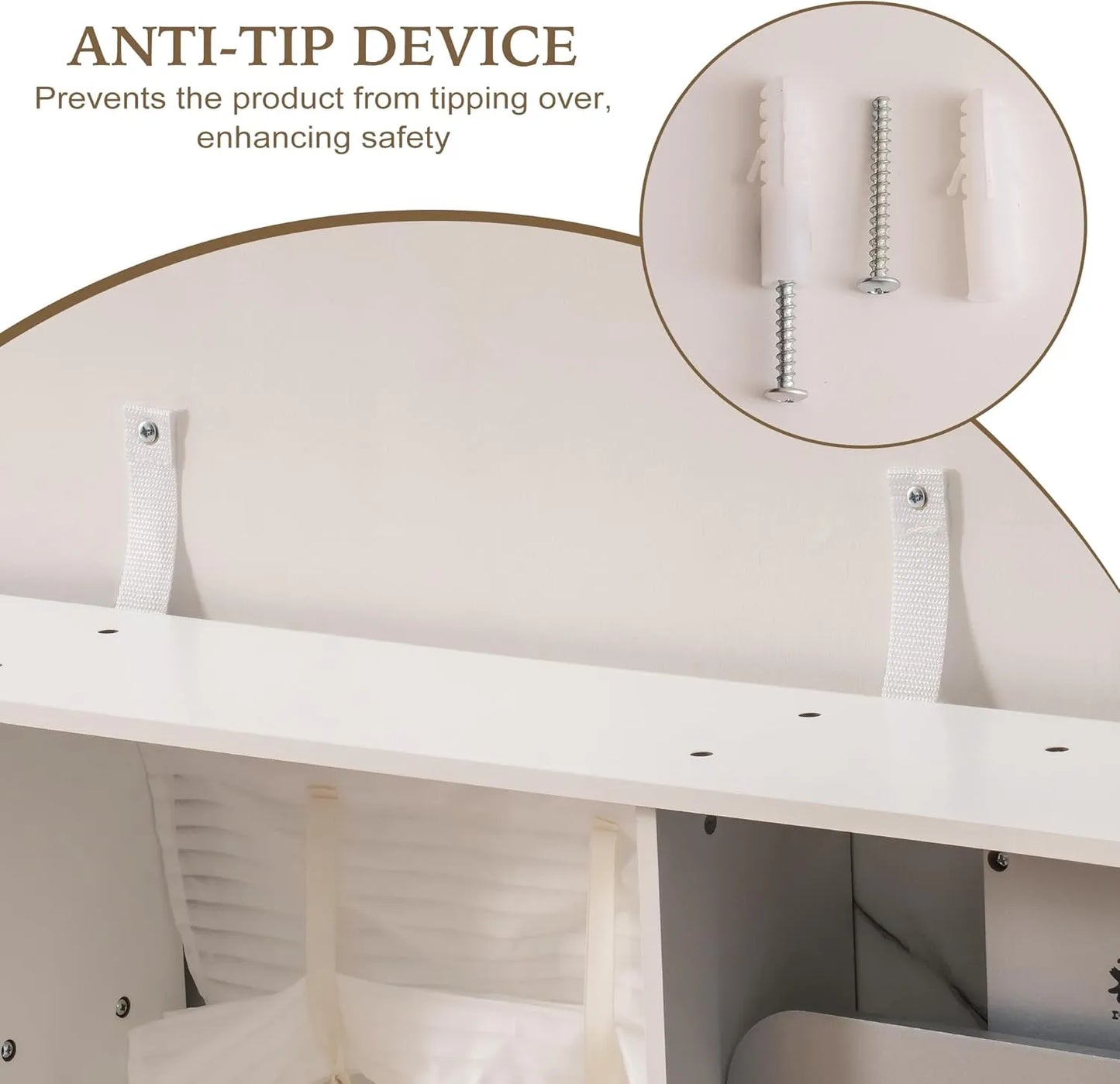 Stort barnkök i trä vitt med gulddetaljer – komplett kök med ugn, ismaskin & tillbehör