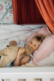 Påslakanset barn i muslin – Pink Gingham – TISU – produktbild 5