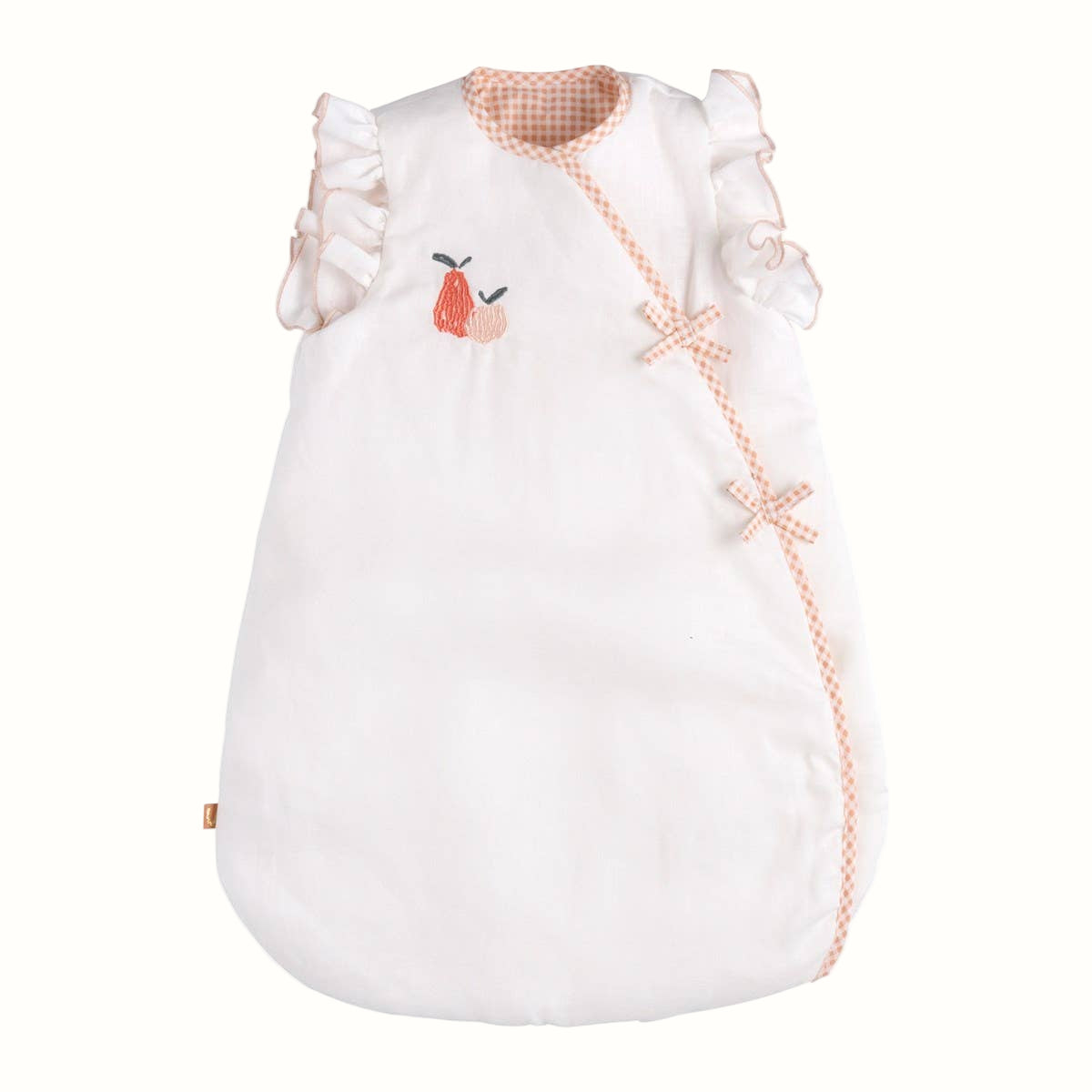 Baby Sovpåse Nyfödd Sauthon Botanica Ecru – 3.5 TOG Med Volanger | NF EN 16781