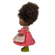 Vinyldocka Pippa Countryside – mörk hudton – Nines Artesanals d'Onil Dolls, bild 3