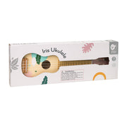 Rosa ukulele Iris i trä för barn