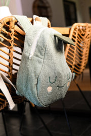 Barnryggsäck Pedro Pear i frotté – the cotton cloud – detaljbild 3