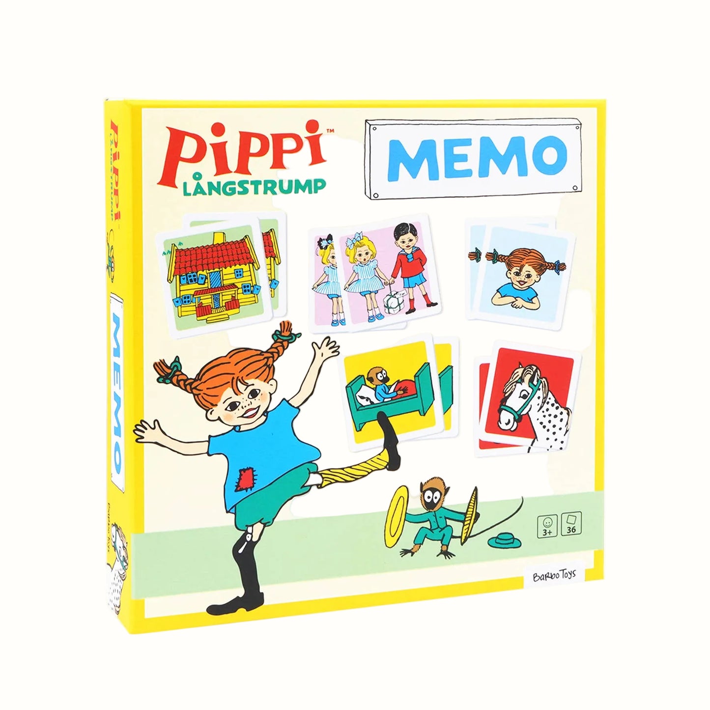 Memoryspel för barn – Pippi Långstrump