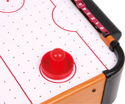 Air hockey bordsspel för barn med två puckar och klubbor