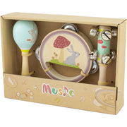 Musikset Kanin i trä – 3 instrument – produktbild 2