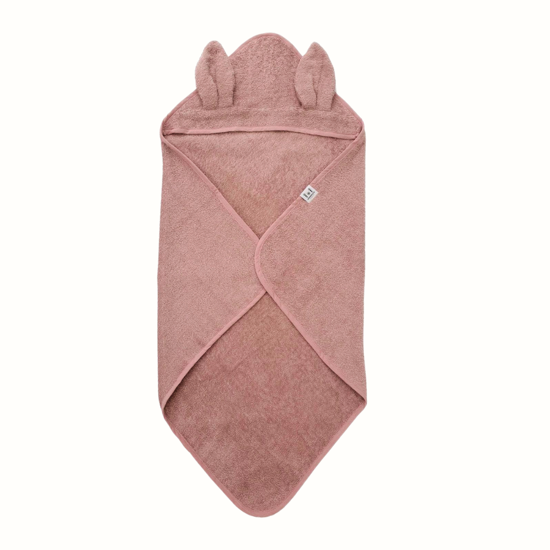 Ekologisk badcape Kanin – Pale Mauve – Summerville organic