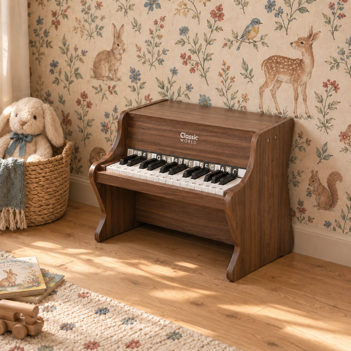 Piano i trä för barn – Classic 40 cm