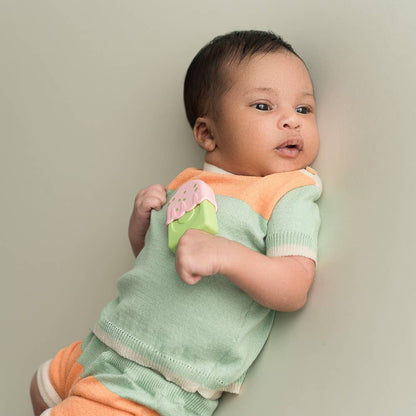 Babyset Nyfödd Mint – T-shirt & Shorts i Ekologisk Bomull | Micu Micu