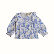 Bloom blus i ekologisk muslin – Lil' Paradise Copenhagen – detaljbild 2