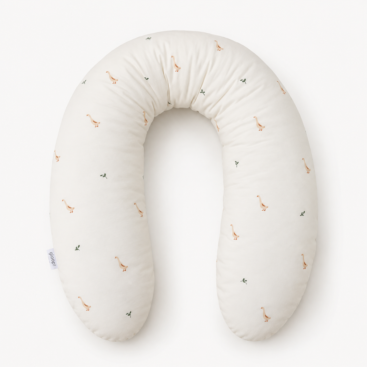 Nursing pillow in organic cotton – Farm 160 × 30 cm