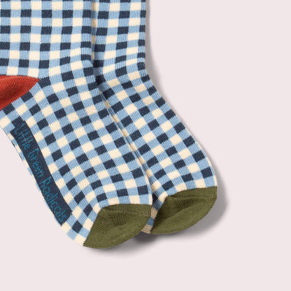 Ankelstrumpor barn 3-pack – Teddy Bear (ekologisk bomull) | Little Green Radicals