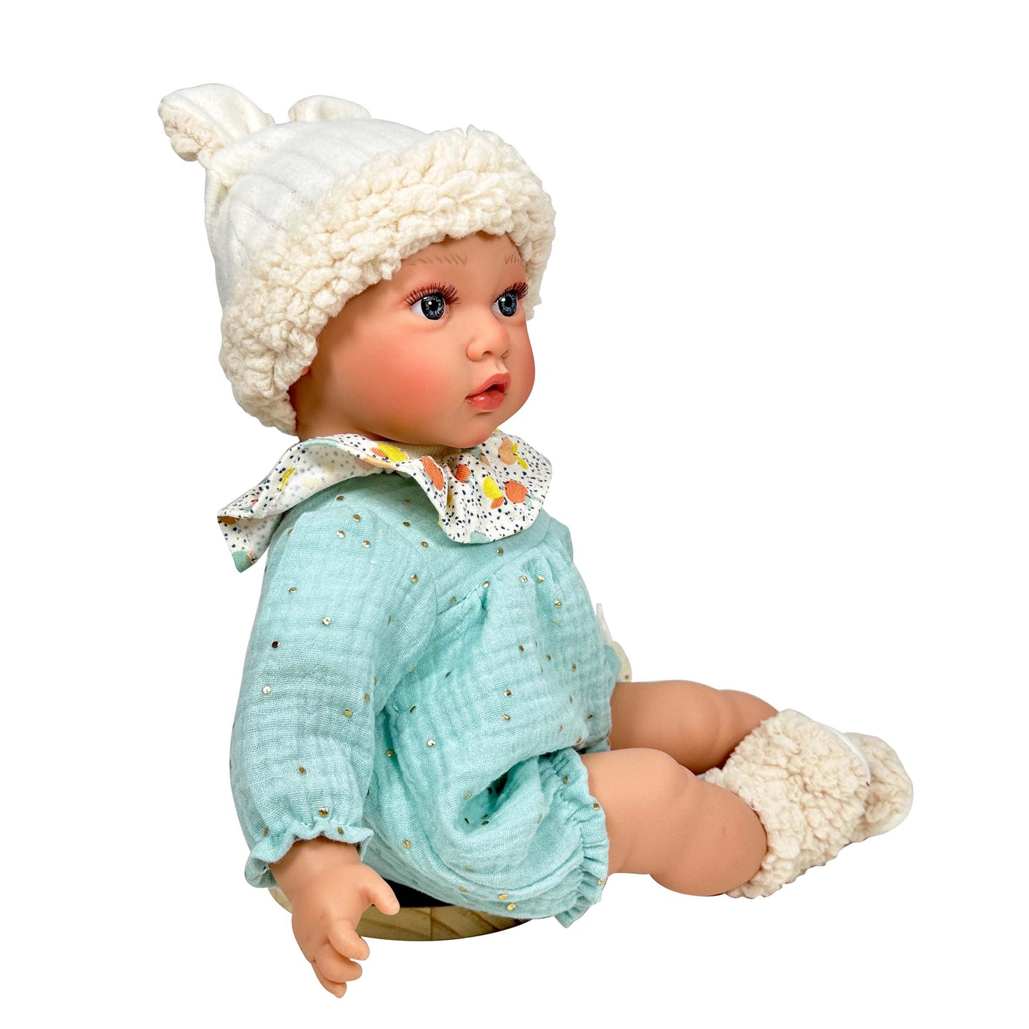 Handgjord bebisdocka för barn – Little Susette Mint Docka 40 cm