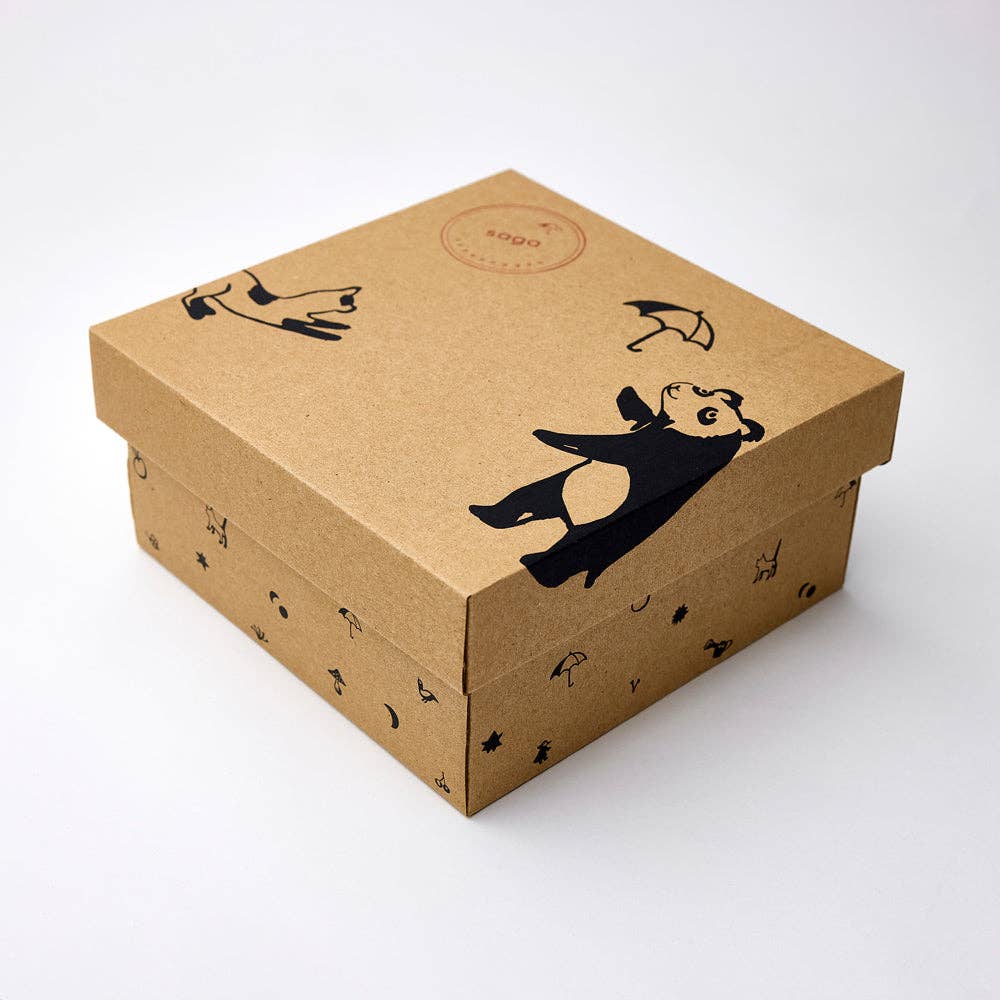Ekologisk presentbox till nyfödd med snuttefilt – Dusty Clay